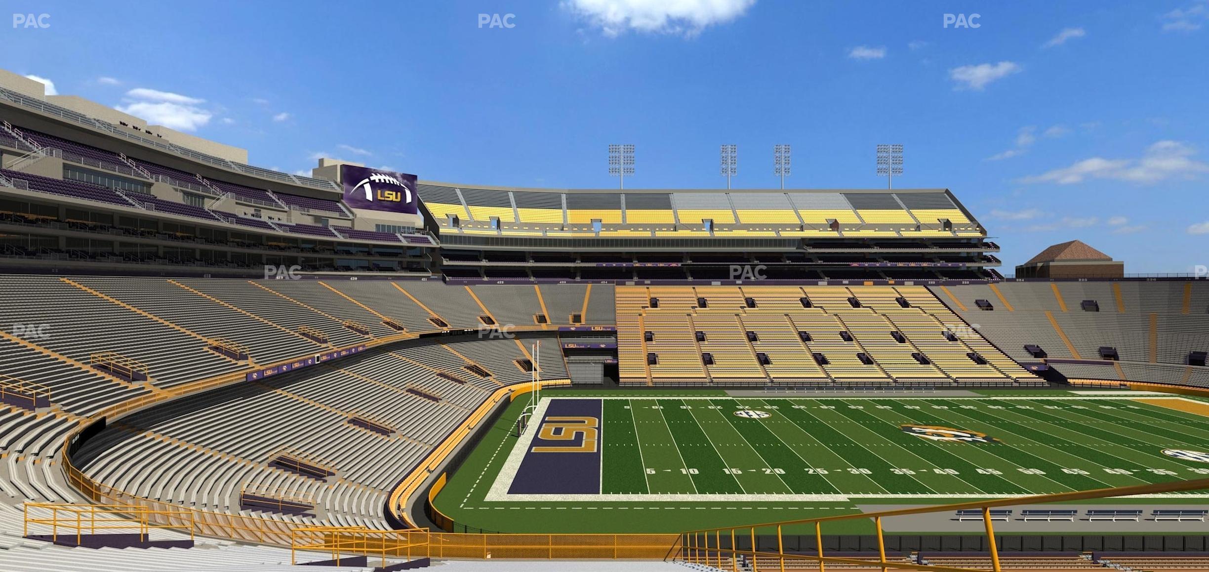 Seating view for Tiger Stadium Section 410