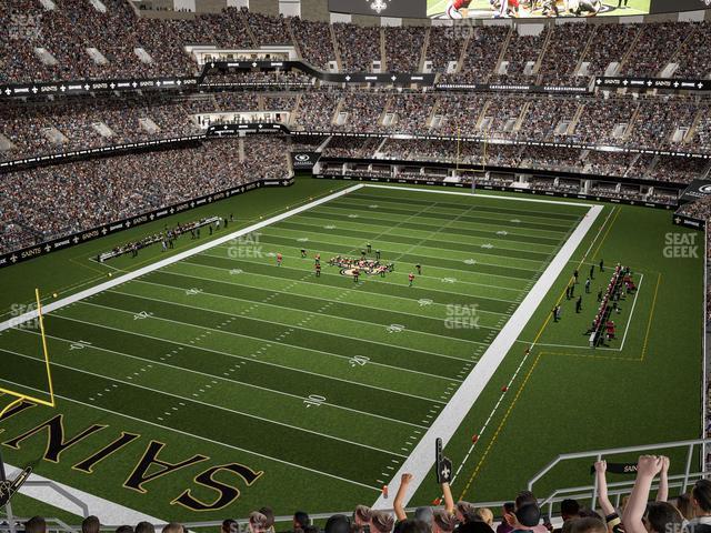 Seating view for Caesars Superdome Section 623