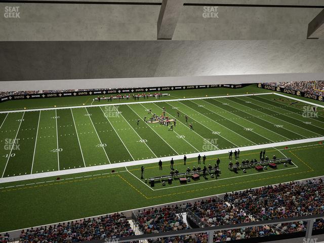 Seating view for Caesars Superdome Section Suite 453