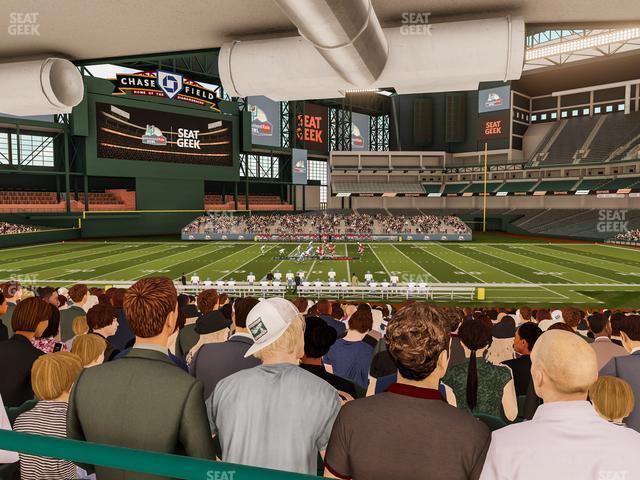 Seating view for Chase Field Section 130 W