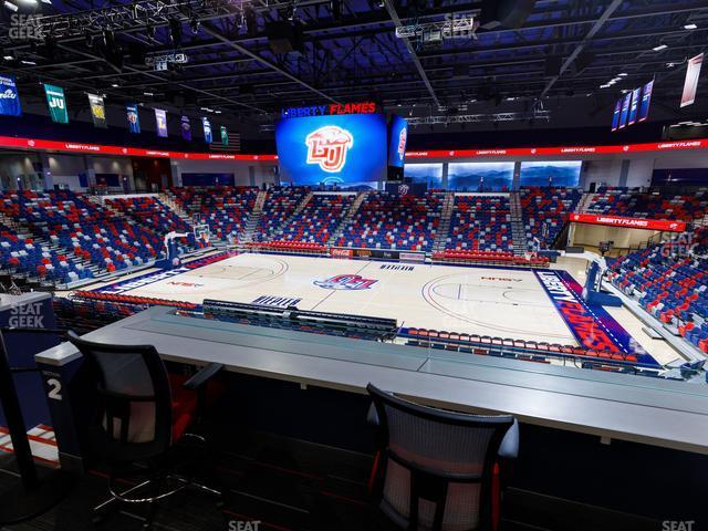 Seating view for Liberty Arena Section Loge Box 4