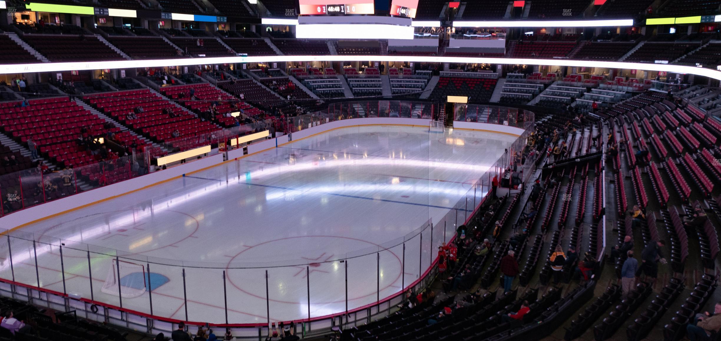 Seating view for Canadian Tire Centre Section 227