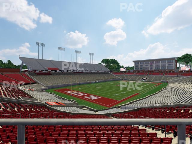 Seating view for Carter-Finley Stadium Section 217