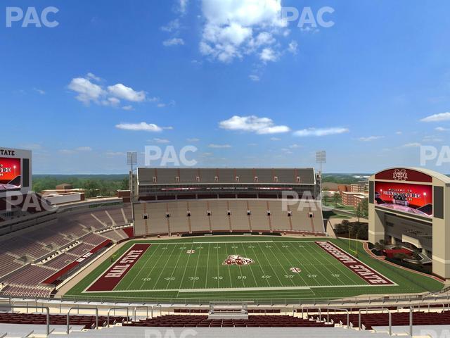 Seating view for Davis Wade Stadium Section 308