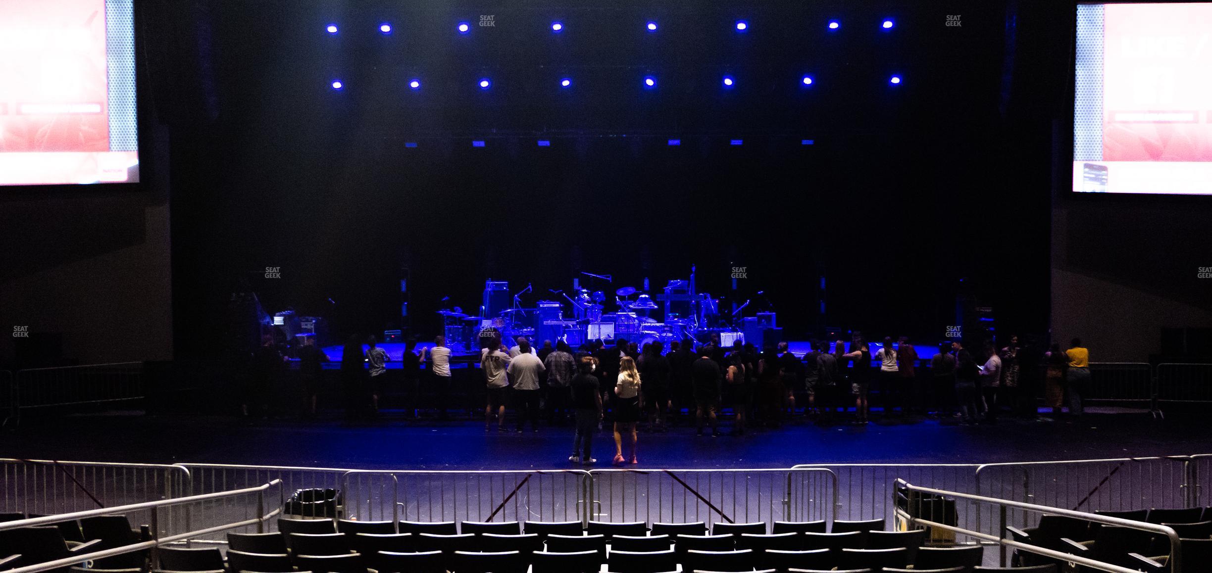 Seating view for Arizona Financial Theatre Section Main Floor 4