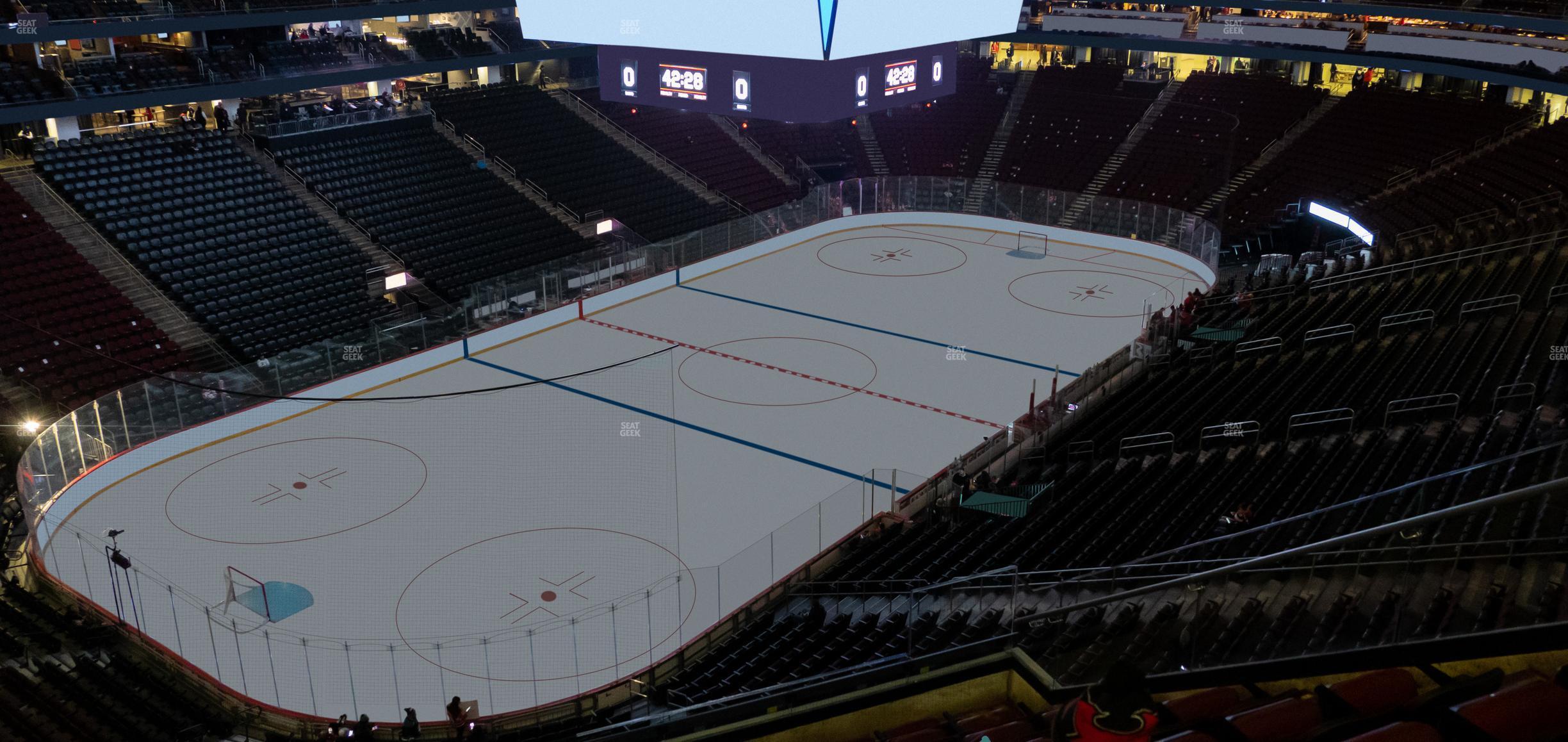 Seating view for Prudential Center Section 107