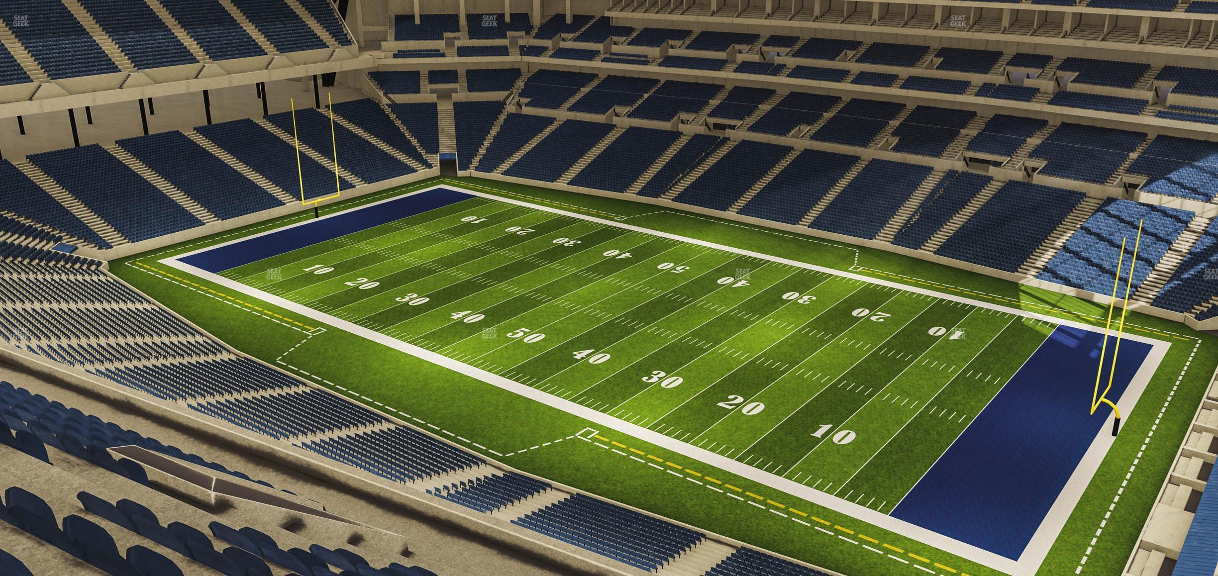 Seating view for Lucas Oil Stadium Section 635