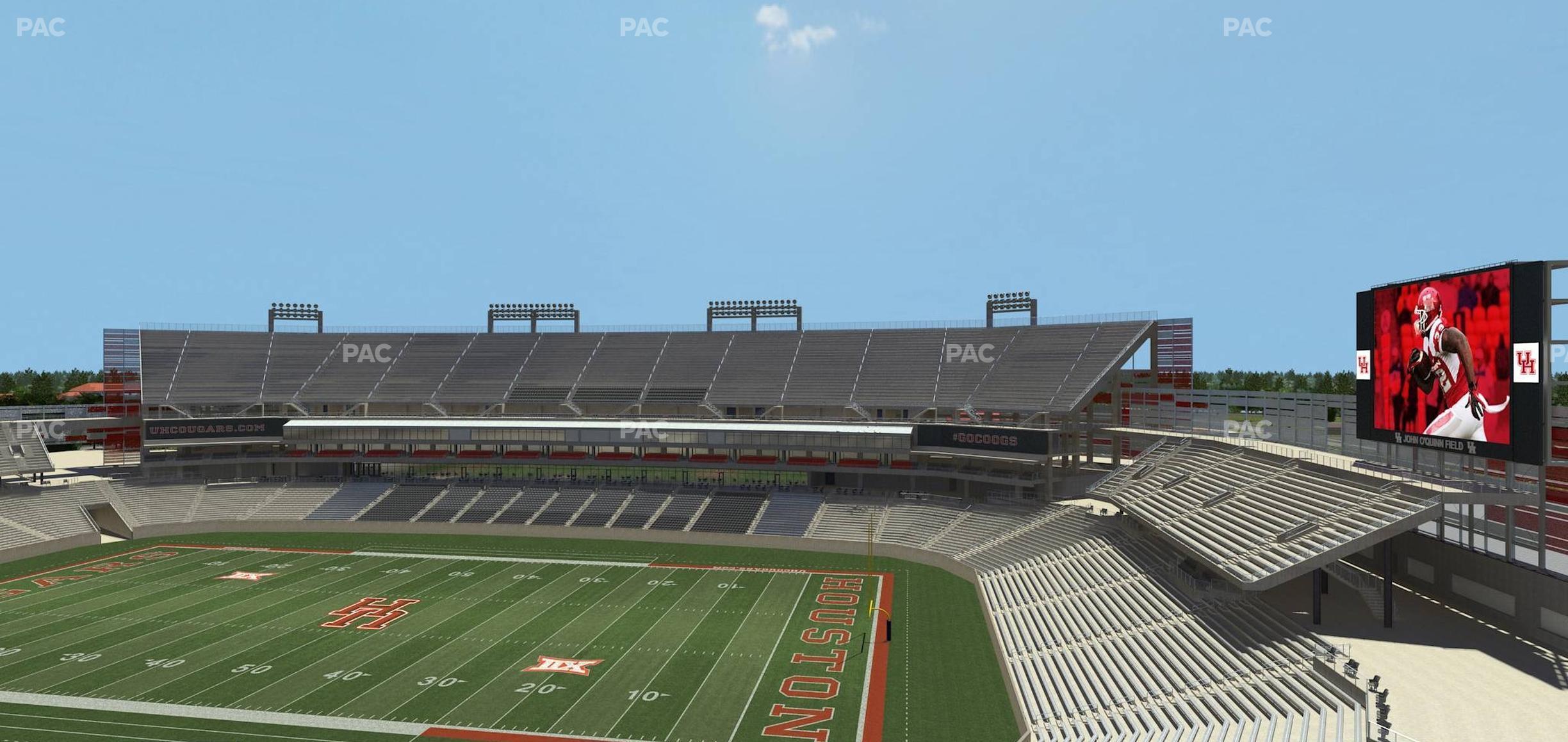 Seating view for TDECU Stadium Section 325