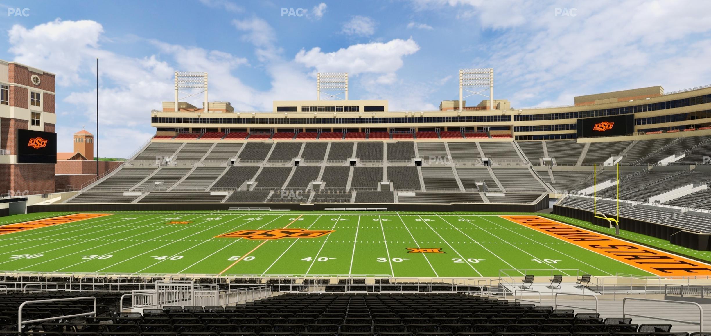 Seating view for Boone Pickens Stadium Section 134