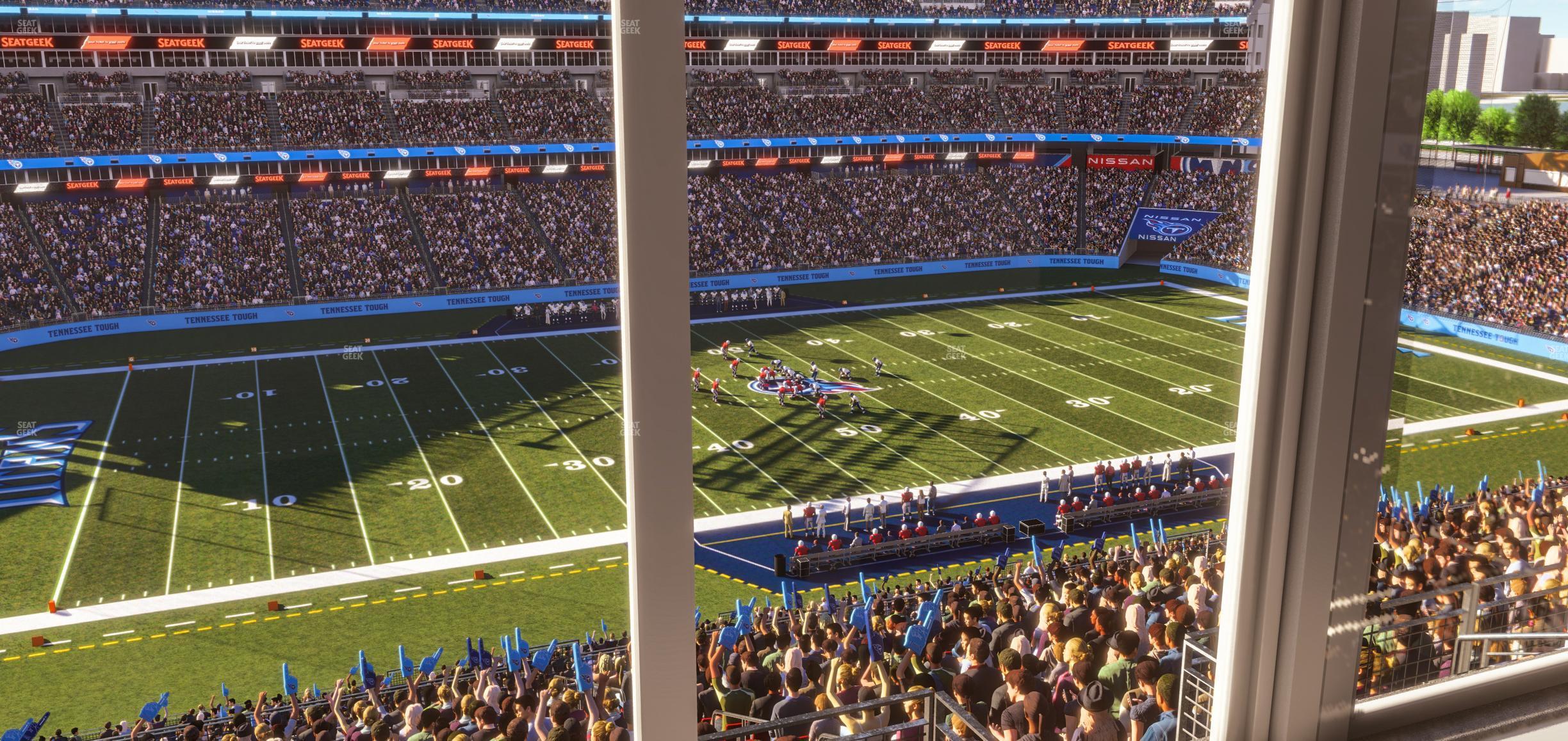 Seating view for Nissan Stadium Section Suite 528 E