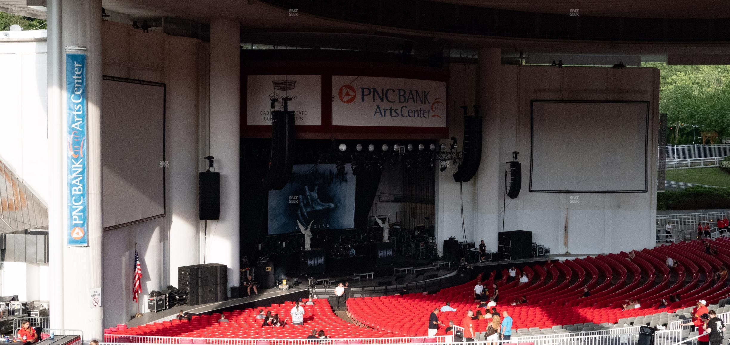 Seating view for PNC Bank Arts Center Section Nj Lottery Deck