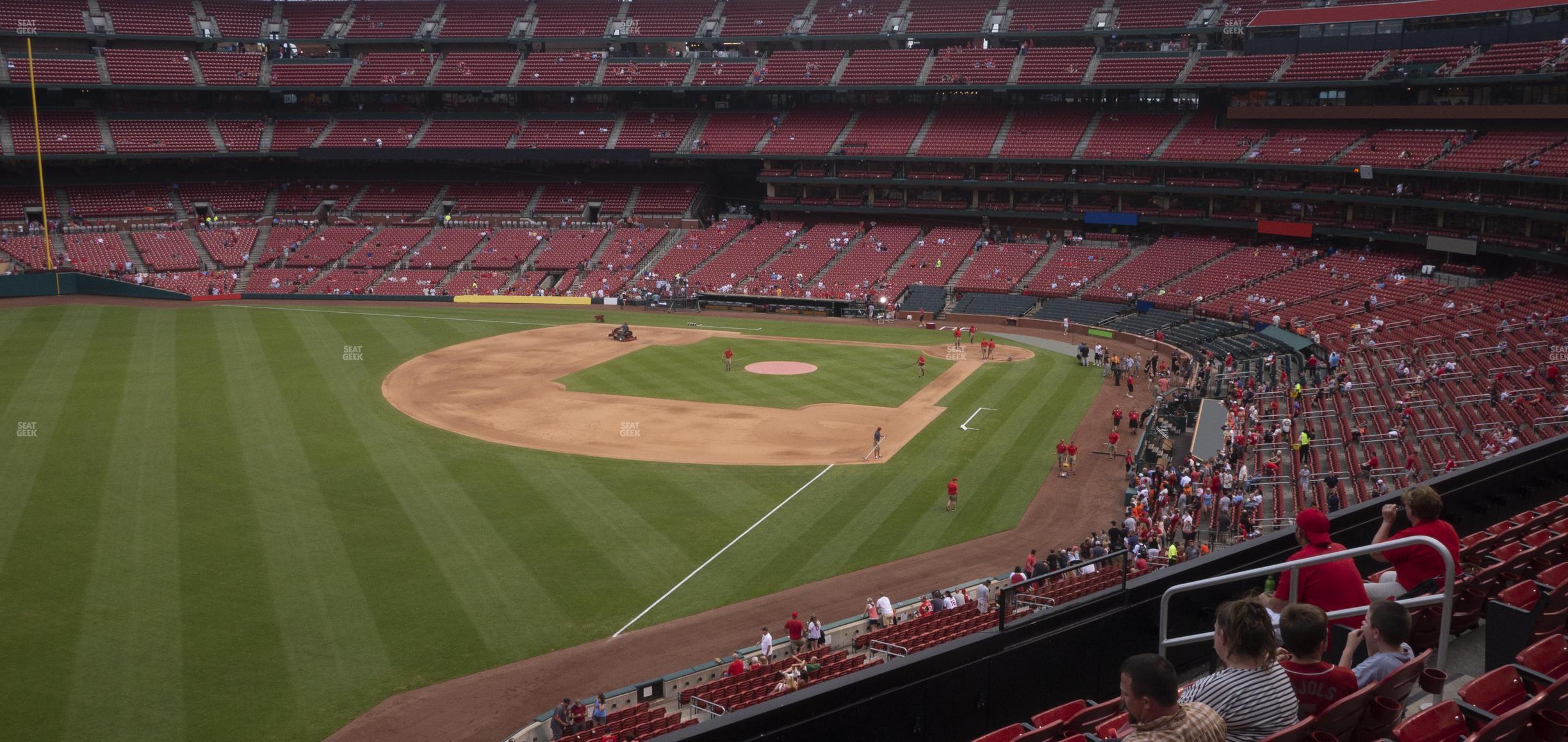 Seating view for Busch Stadium Section Left Field Loge 268