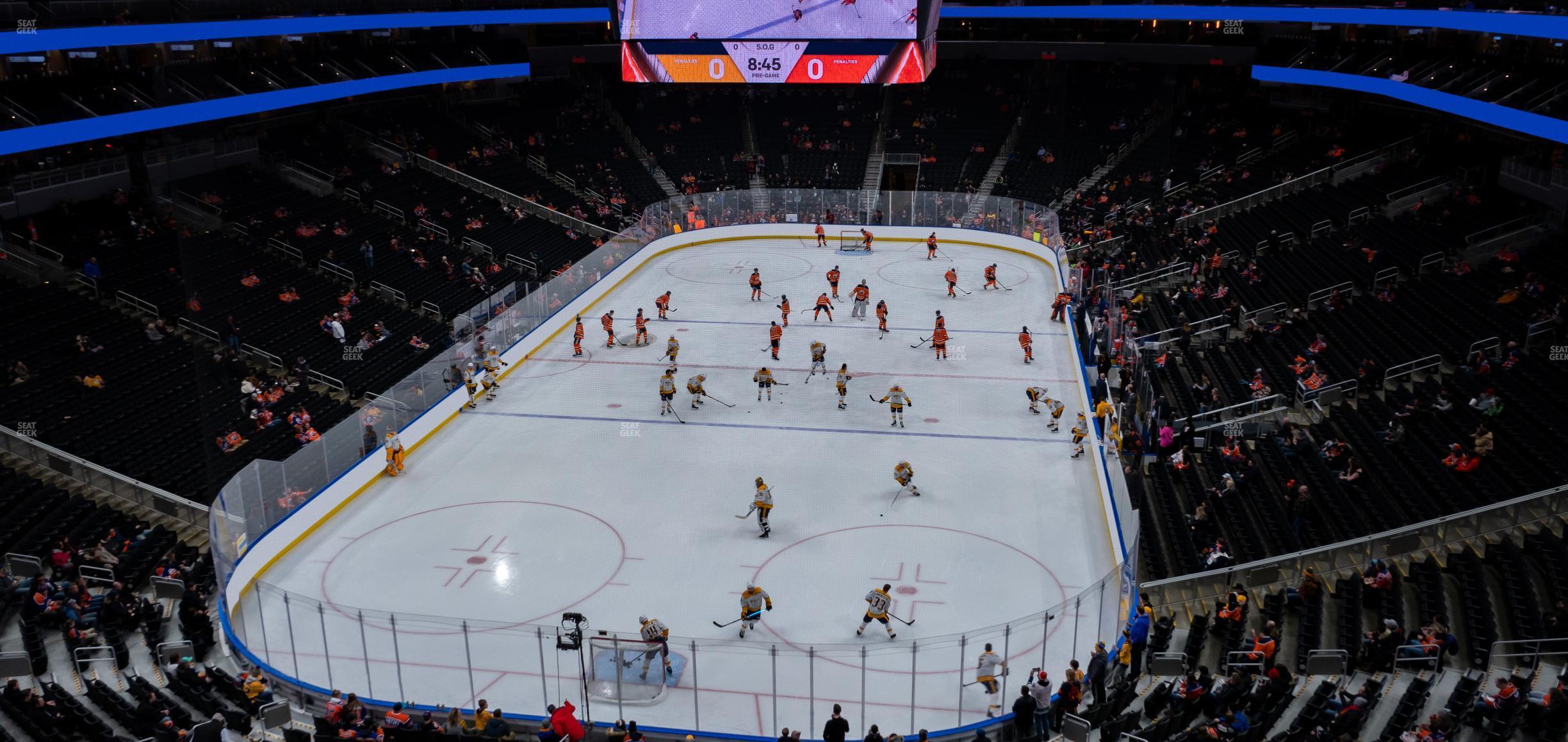 Seating view for Rogers Place Section Loge 15