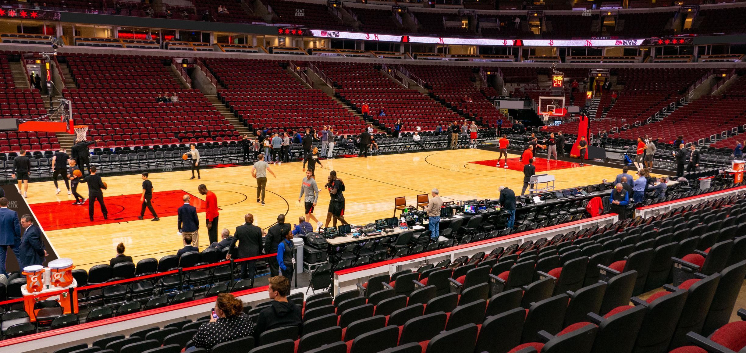 Seating view for United Center Section 102