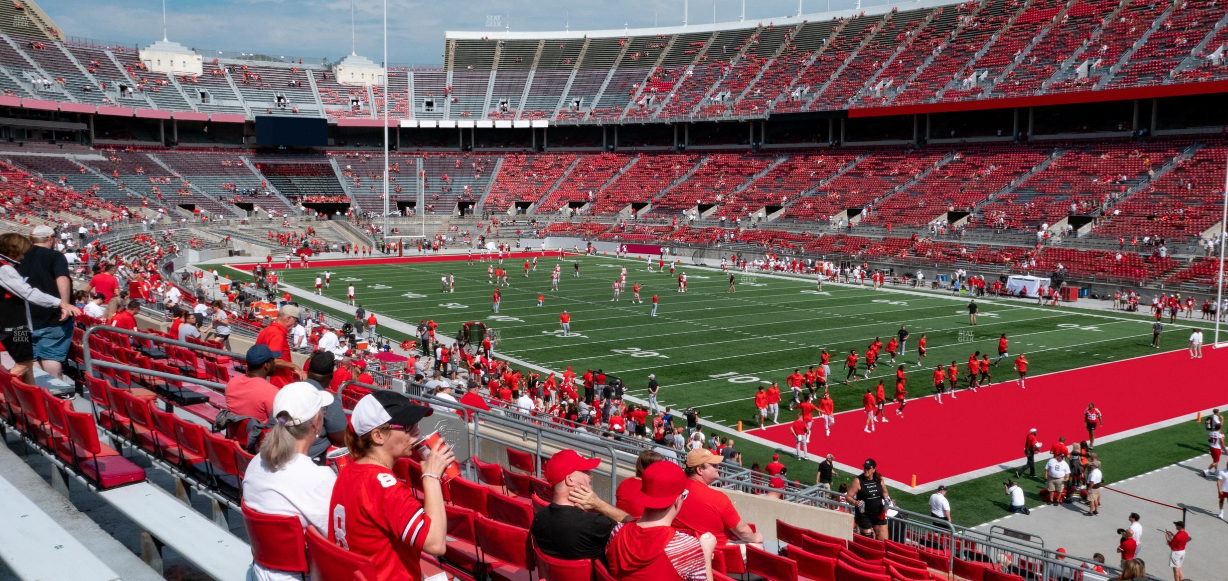 Seating view for Ohio Stadium Section 29 A