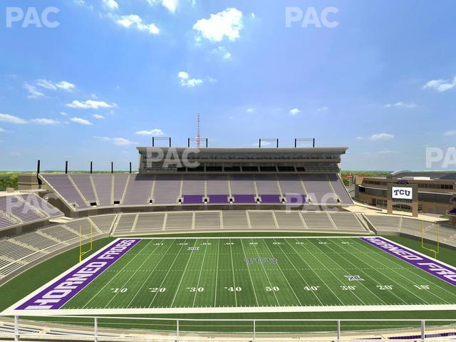 Seating view for Amon G Carter Stadium Section 307