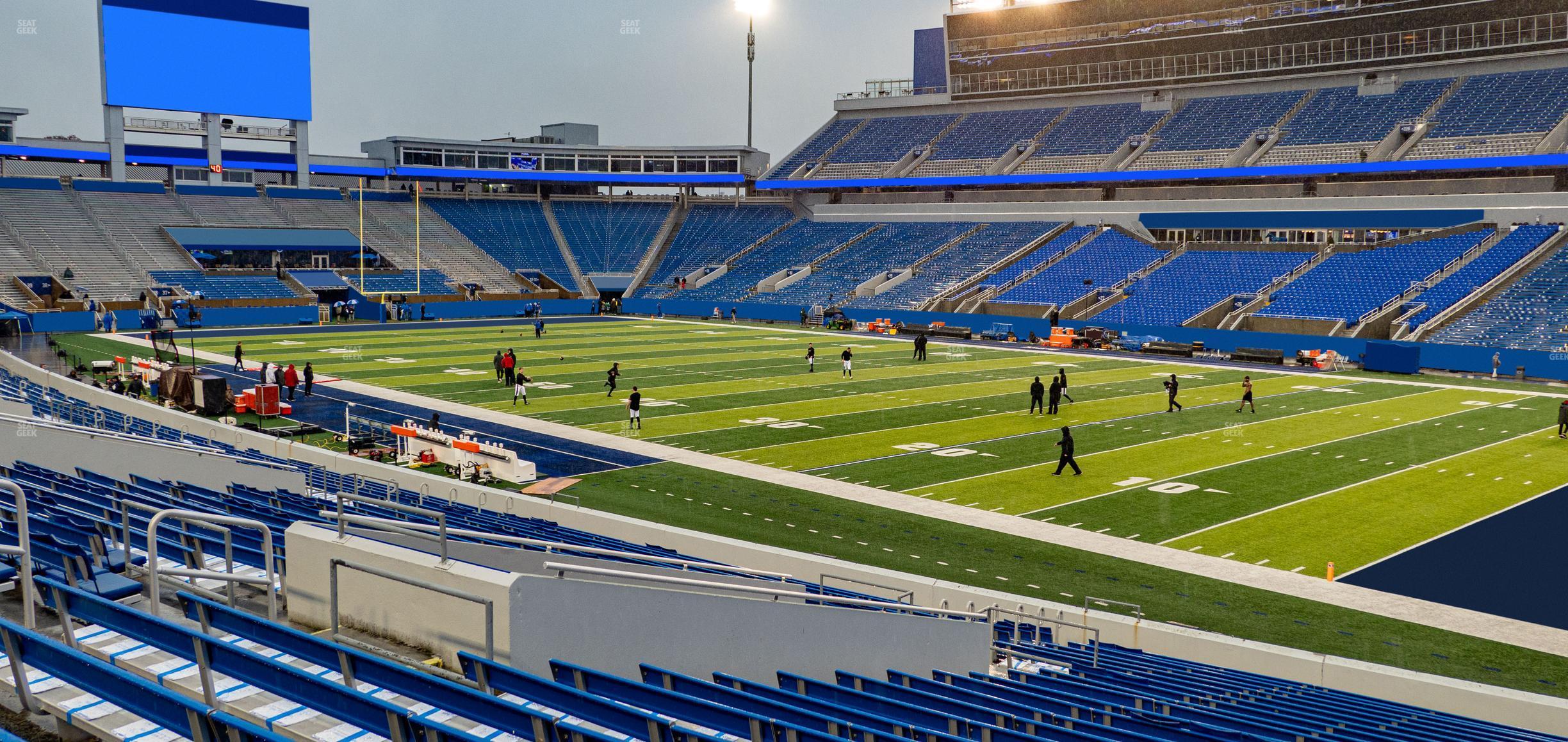 Seating view for Kroger Field Section 10