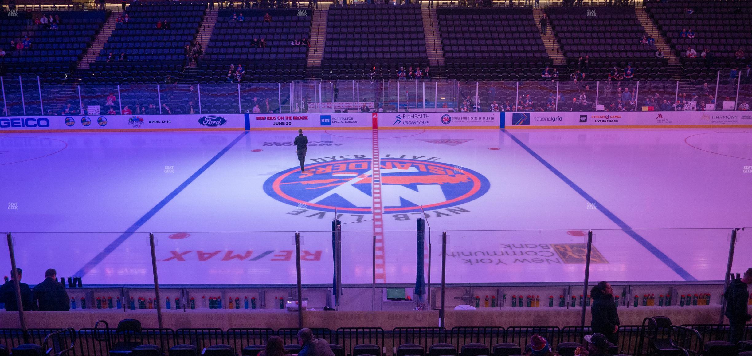 Seating view for Nassau Coliseum Section 117