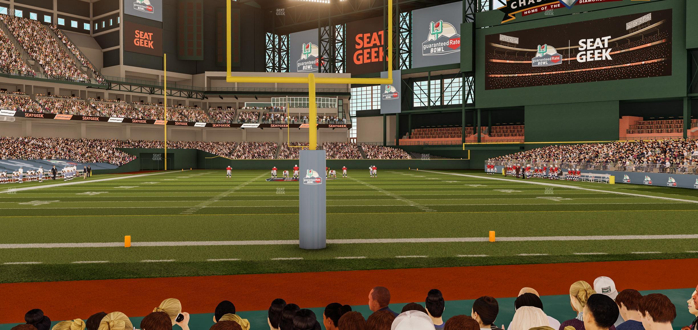 Seating view for Chase Field Section D