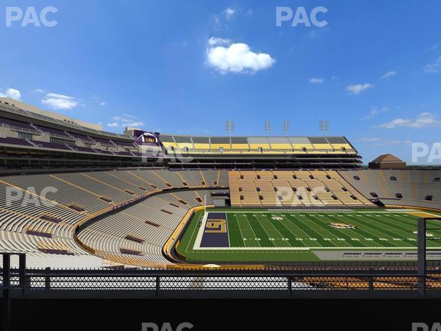 Seating view for Tiger Stadium Section Suite 124