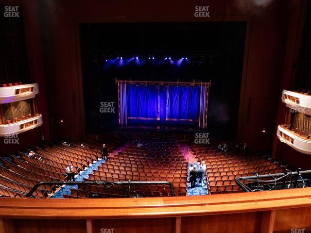 Seating view for Au-Rene Theater at the Broward Center Section Mezzanine Center