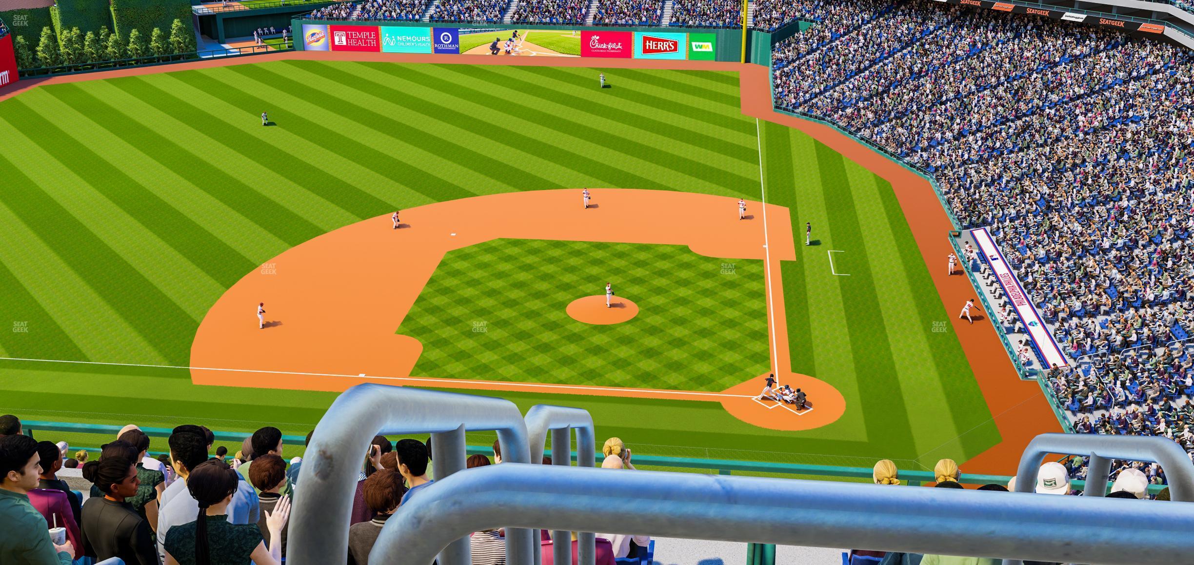 Seating view for Citizens Bank Park Section 424 V