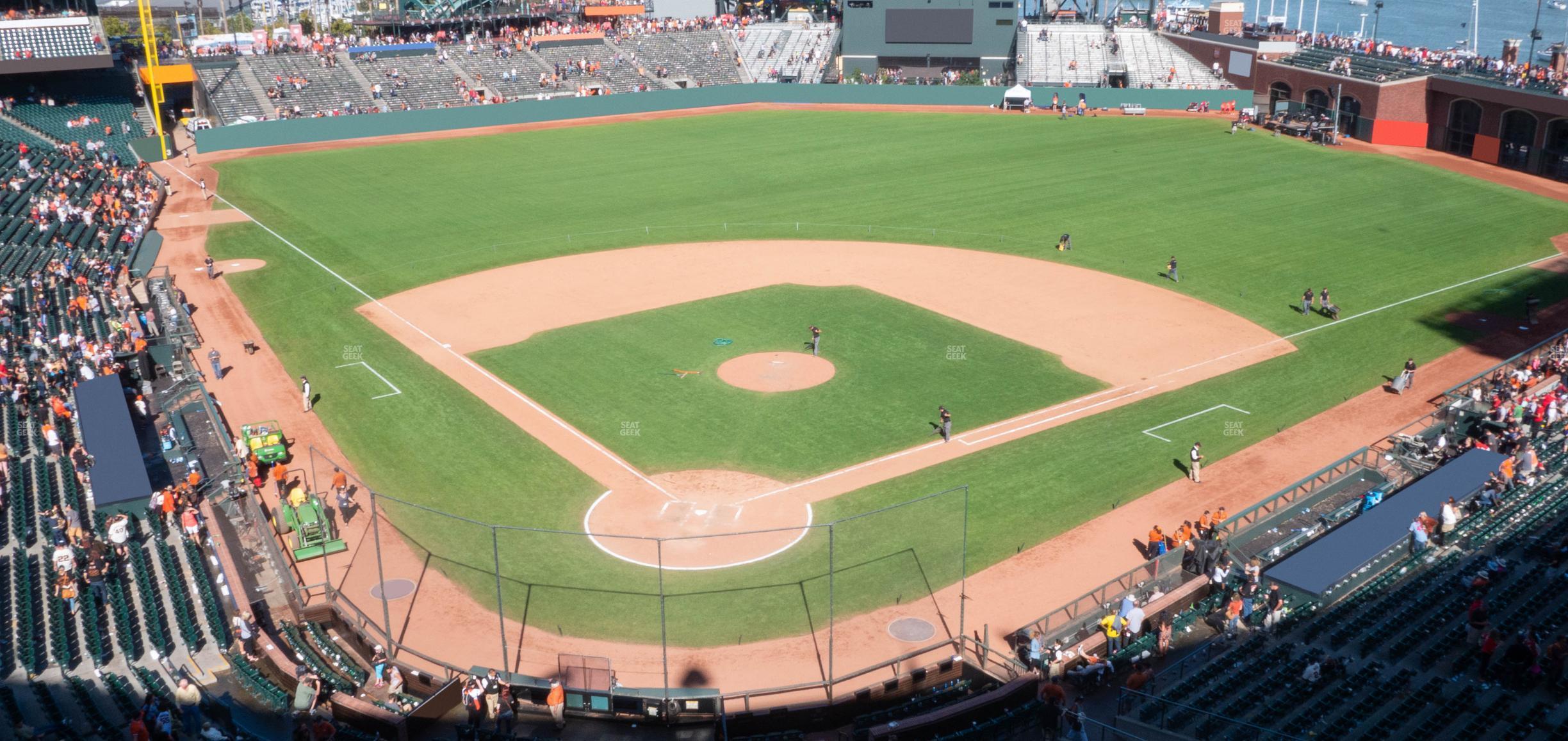 Seating view for Oracle Park Section View Box 314