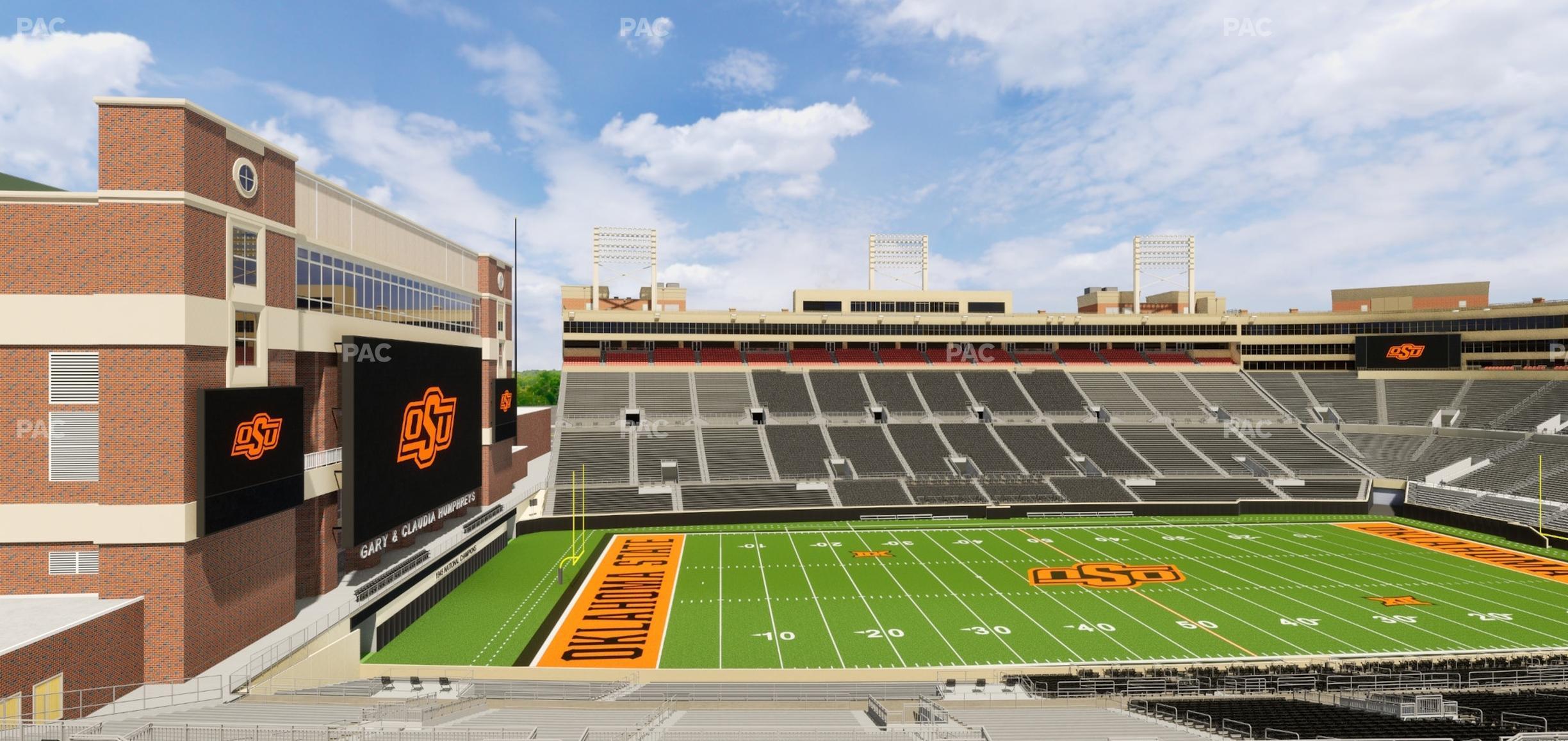 Seating view for Boone Pickens Stadium Section 239