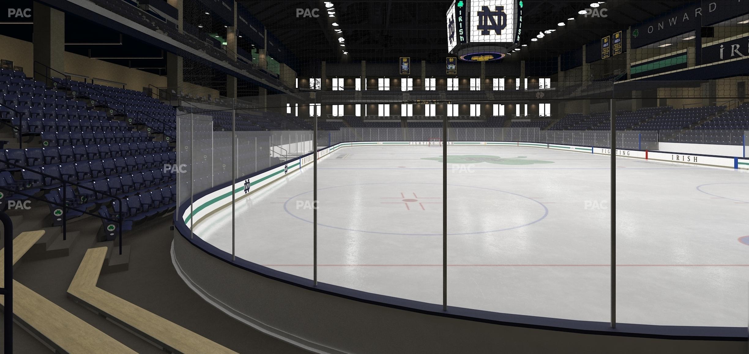 Seating view for Compton Family Ice Arena Section 3