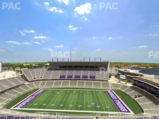 Seating view for Amon G Carter Stadium Section 405