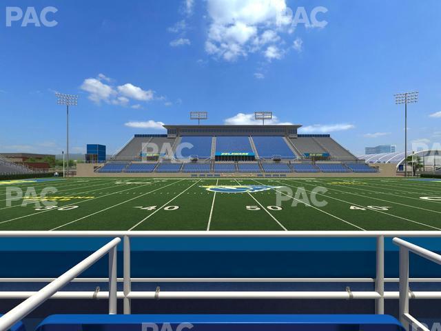 Seating view for Delaware Stadium Section East Box 77