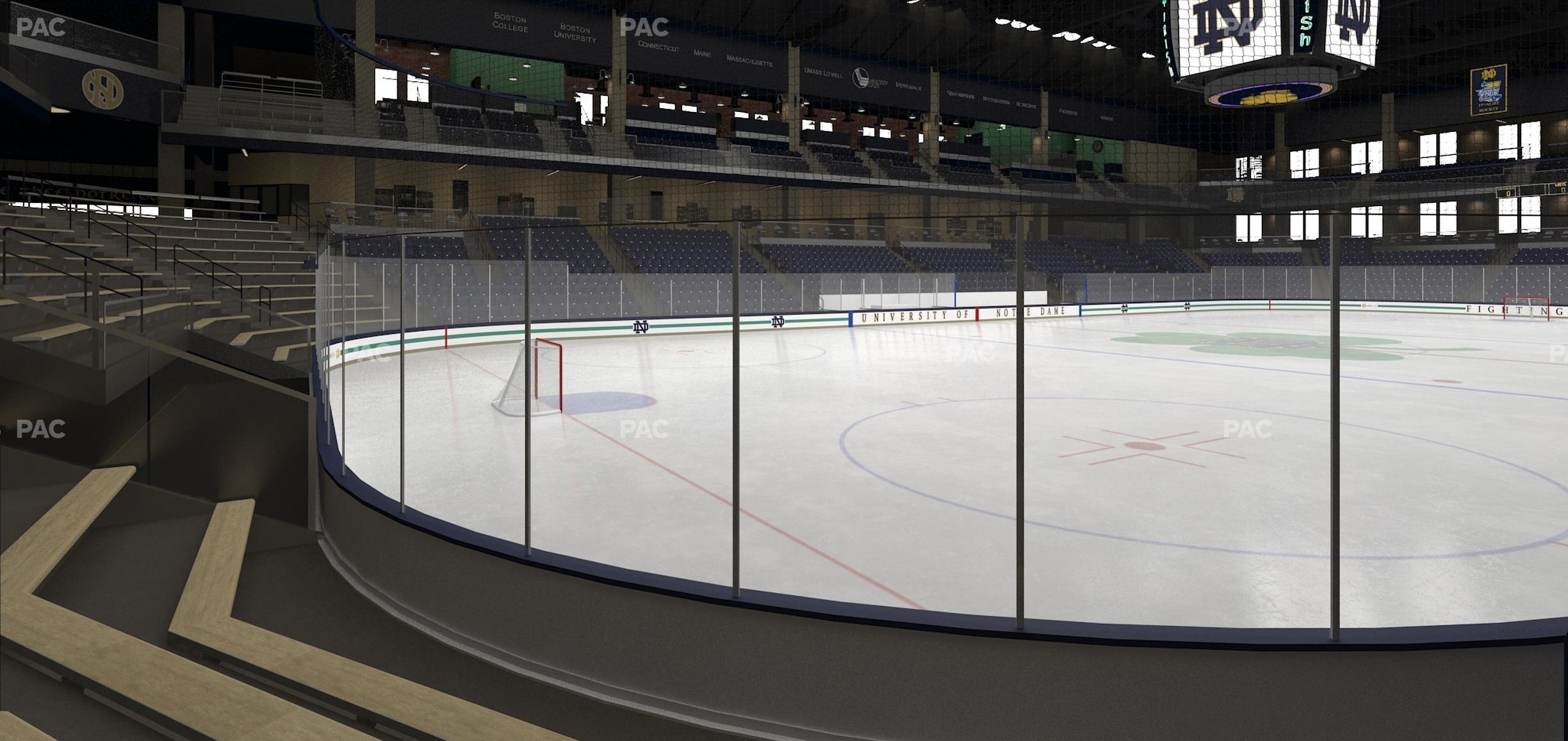 Seating view for Compton Family Ice Arena Section 6