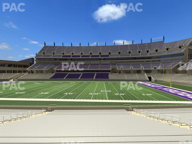 Seating view for Amon G Carter Stadium Section 123