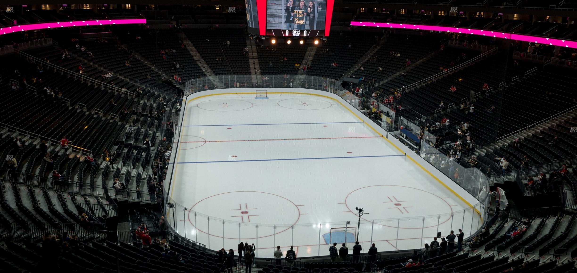 Seating view for T-Mobile Arena Section 120