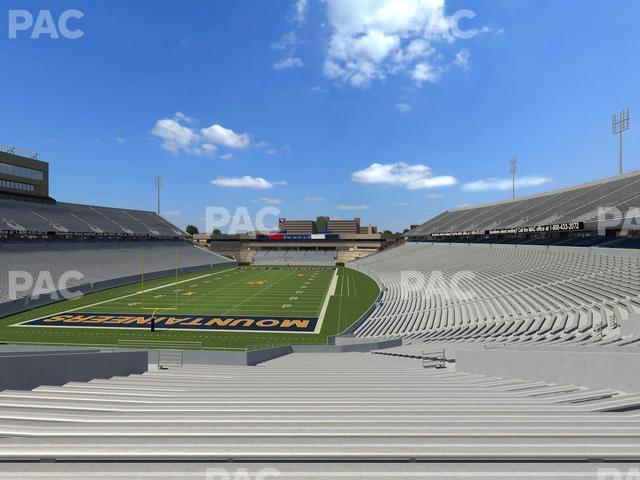 Seating view for Mountaineer Field at Milan Puskar Stadium Section 98