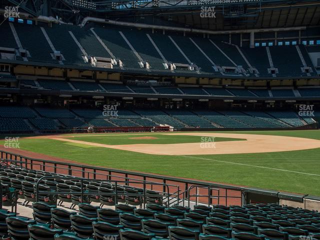 Seating view for Chase Field Section 112