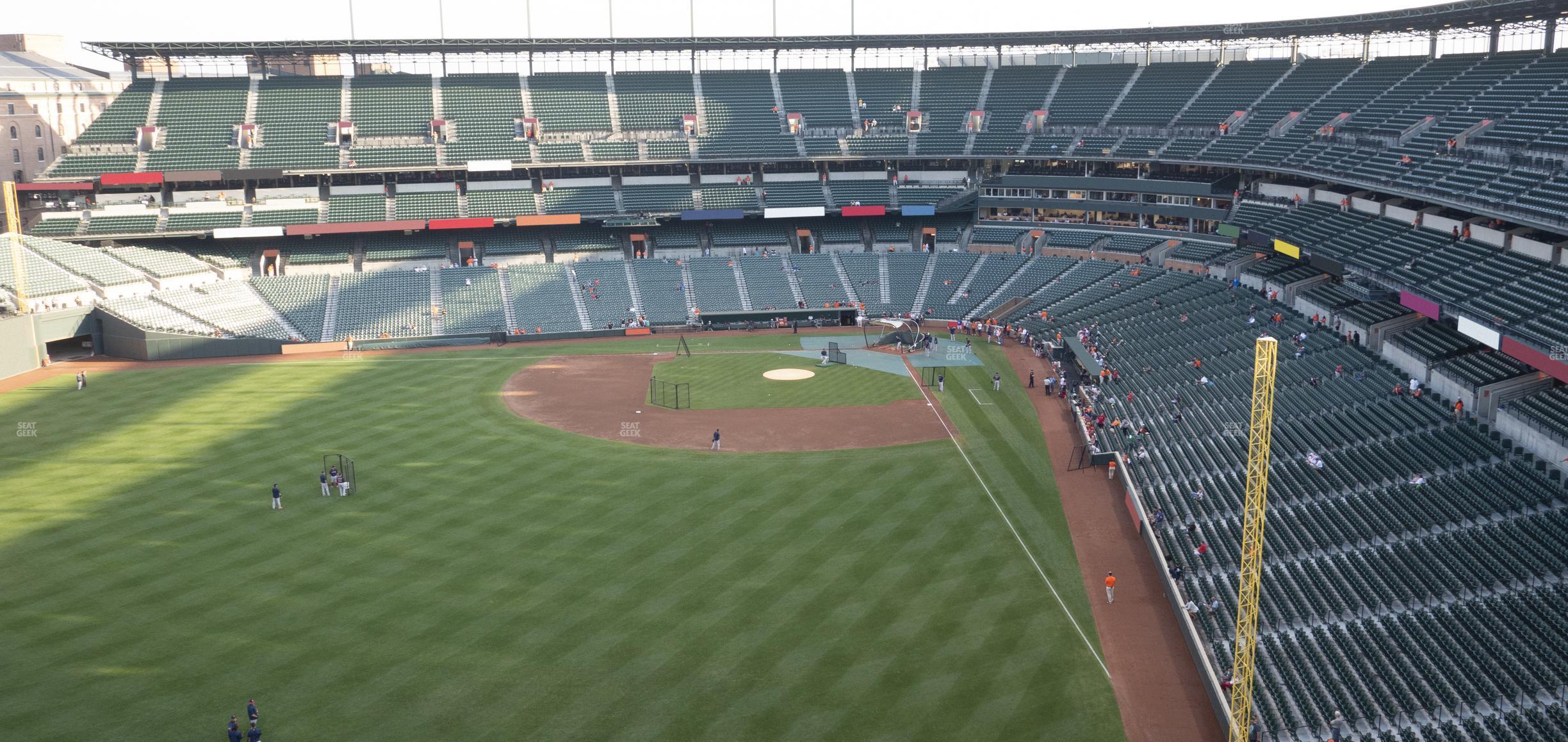 Seating view for Oriole Park at Camden Yards Section 382