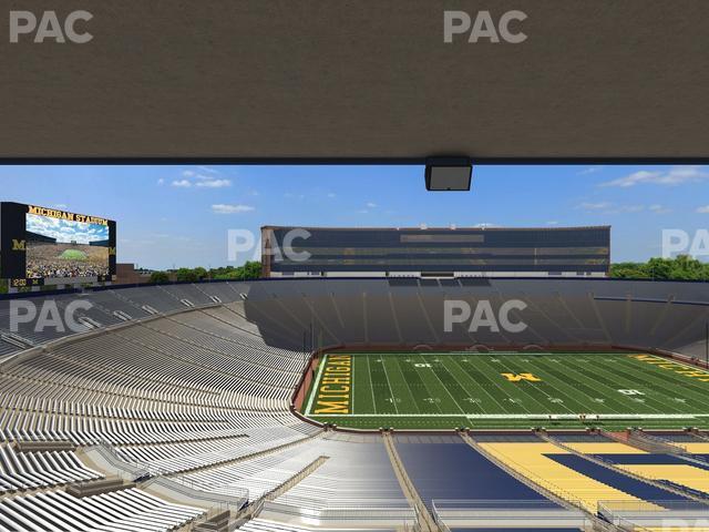 Seating view for Michigan Stadium Section 405