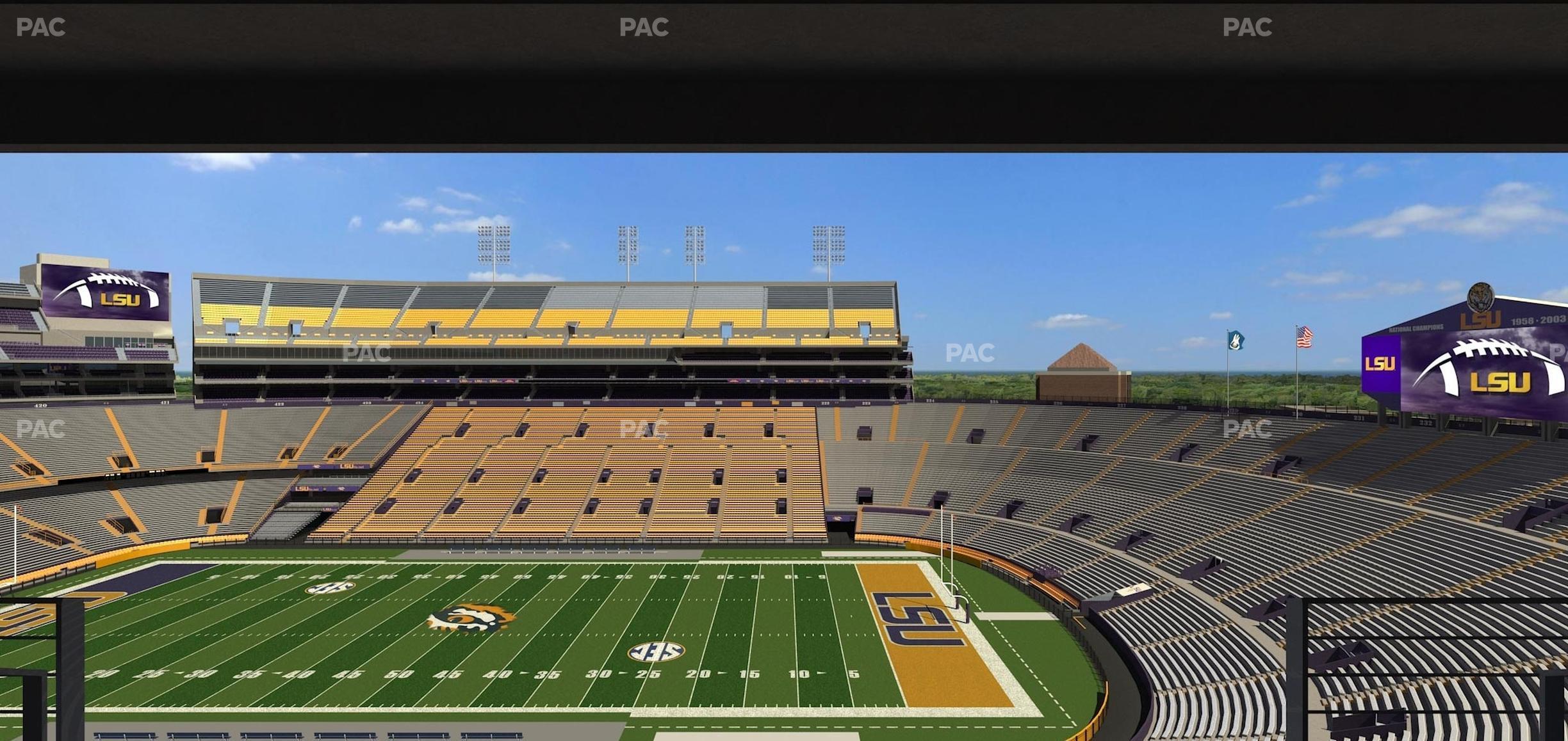 Seating view for Tiger Stadium Section Suite 206