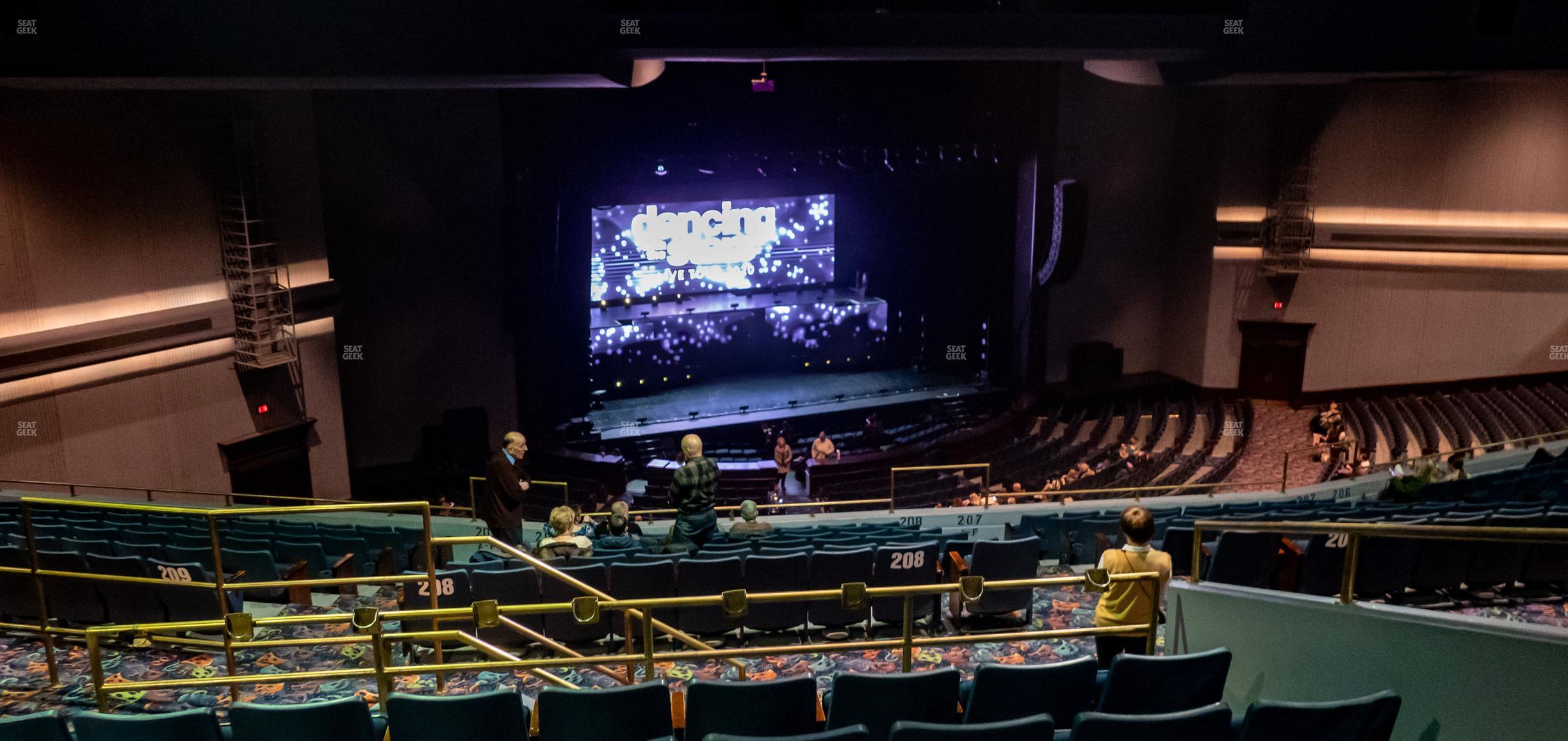 Seating view for Rosemont Theatre Section 208