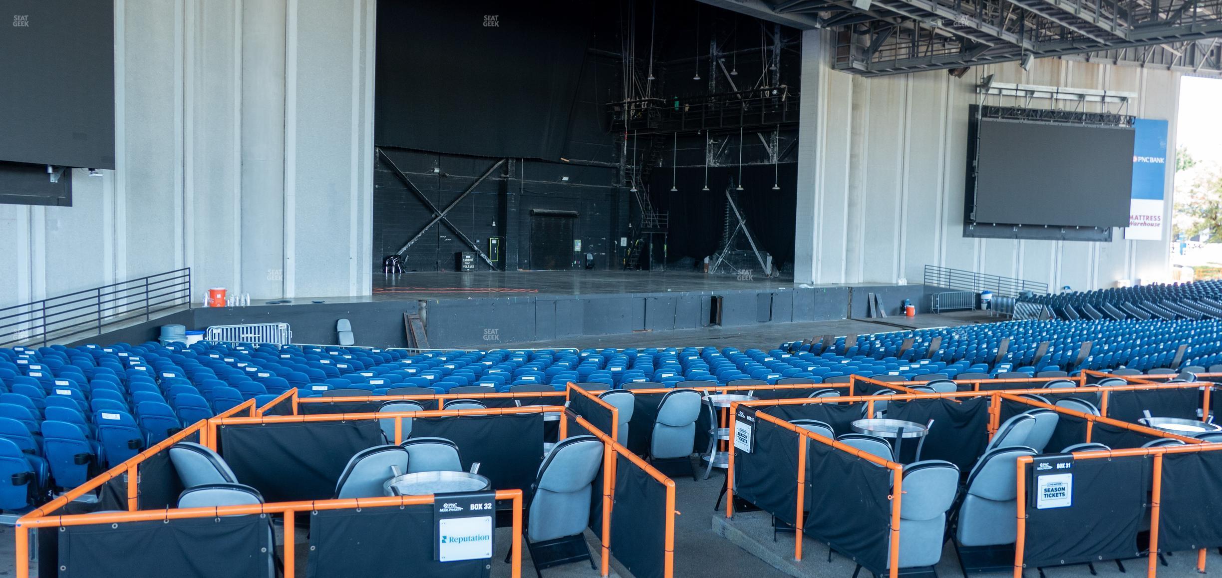 Seating view for PNC Music Pavilion Section Vip Box 48