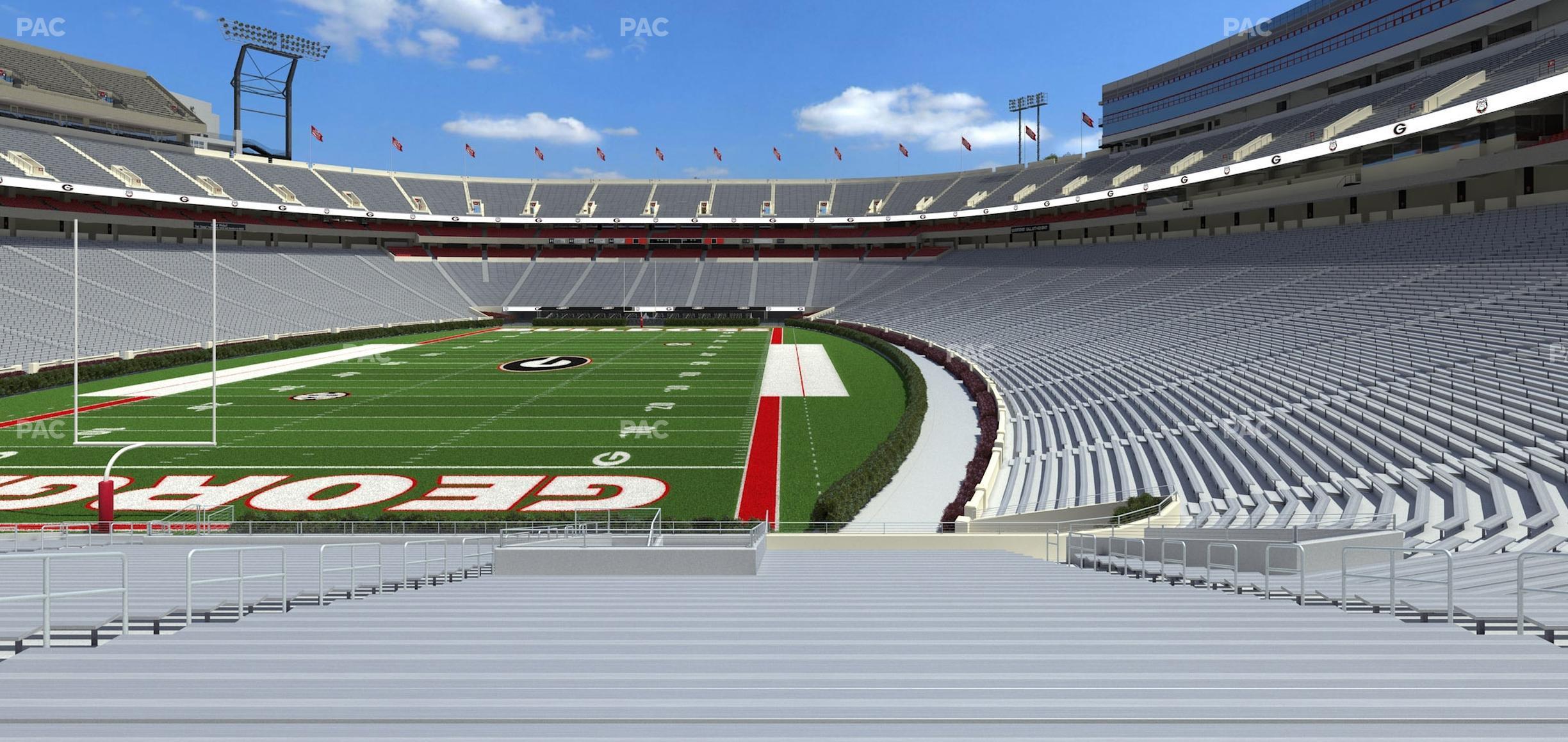 Seating view for Sanford Stadium Section 139