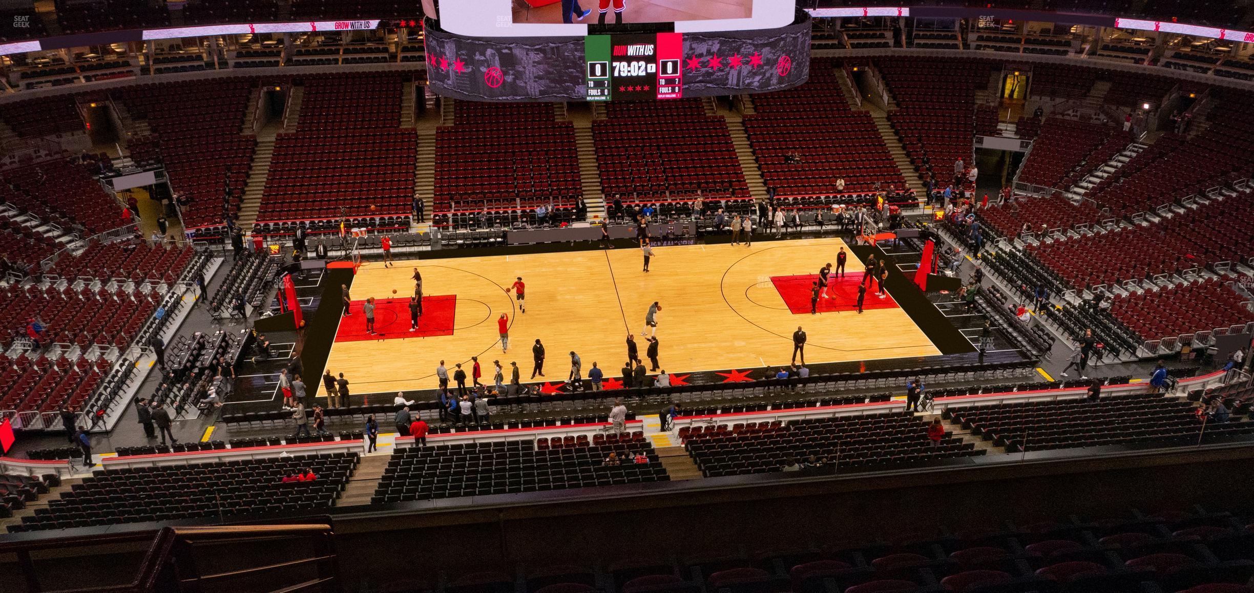 Seating view for United Center Section 318