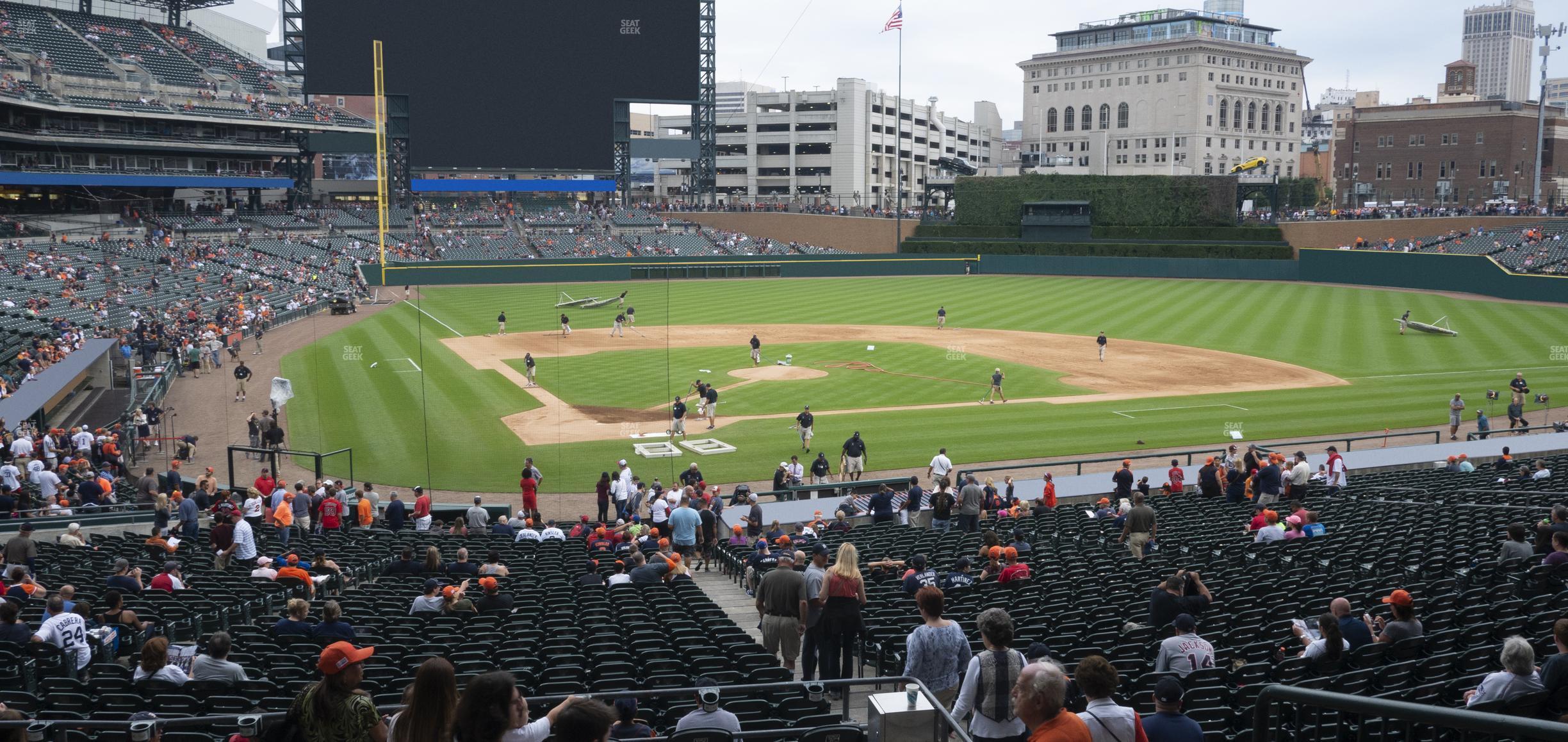 Seating view for Comerica Park Section 125