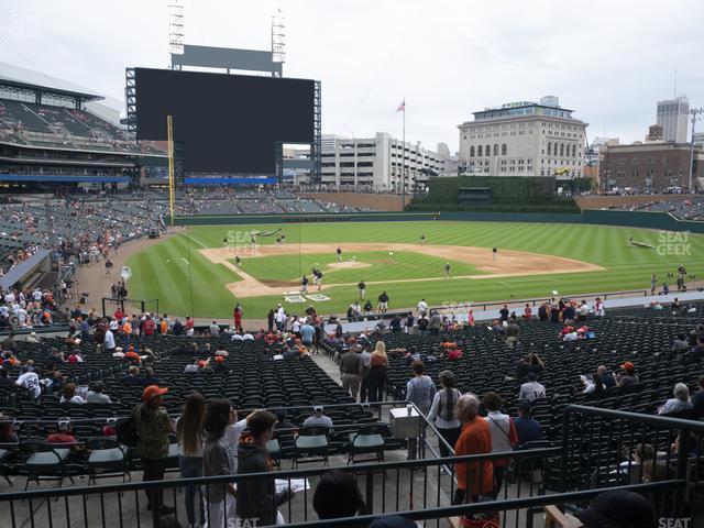 Seating view for Comerica Park Section 125