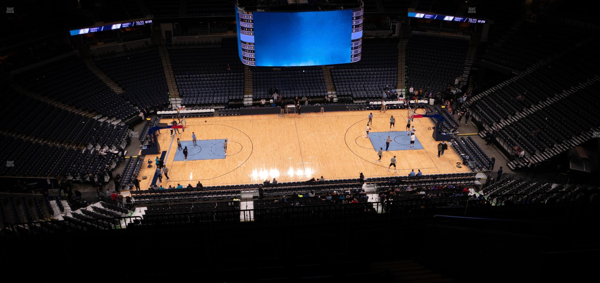 Seating view for FedExForum Section 224