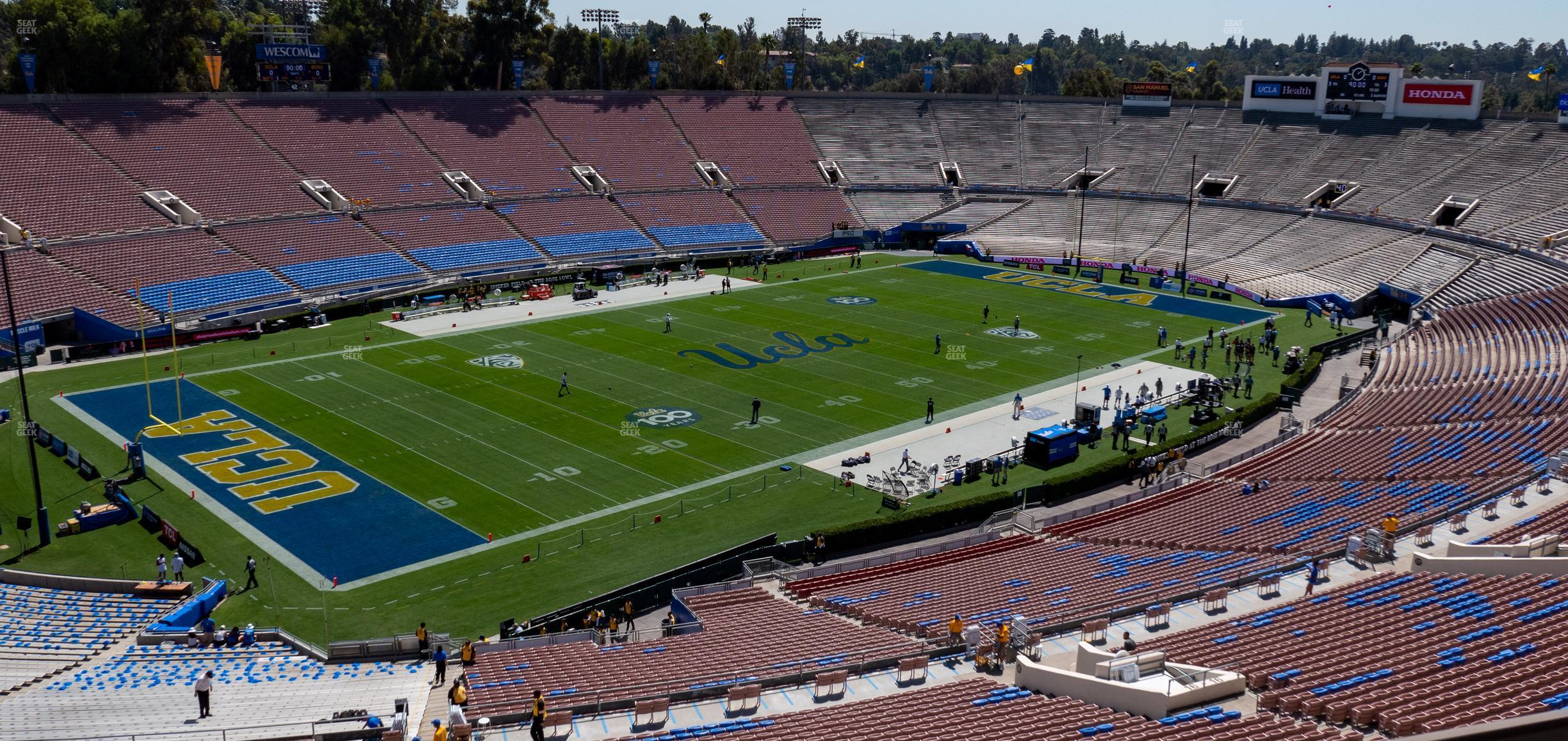 Seating view for Rose Bowl Stadium Section Club 214