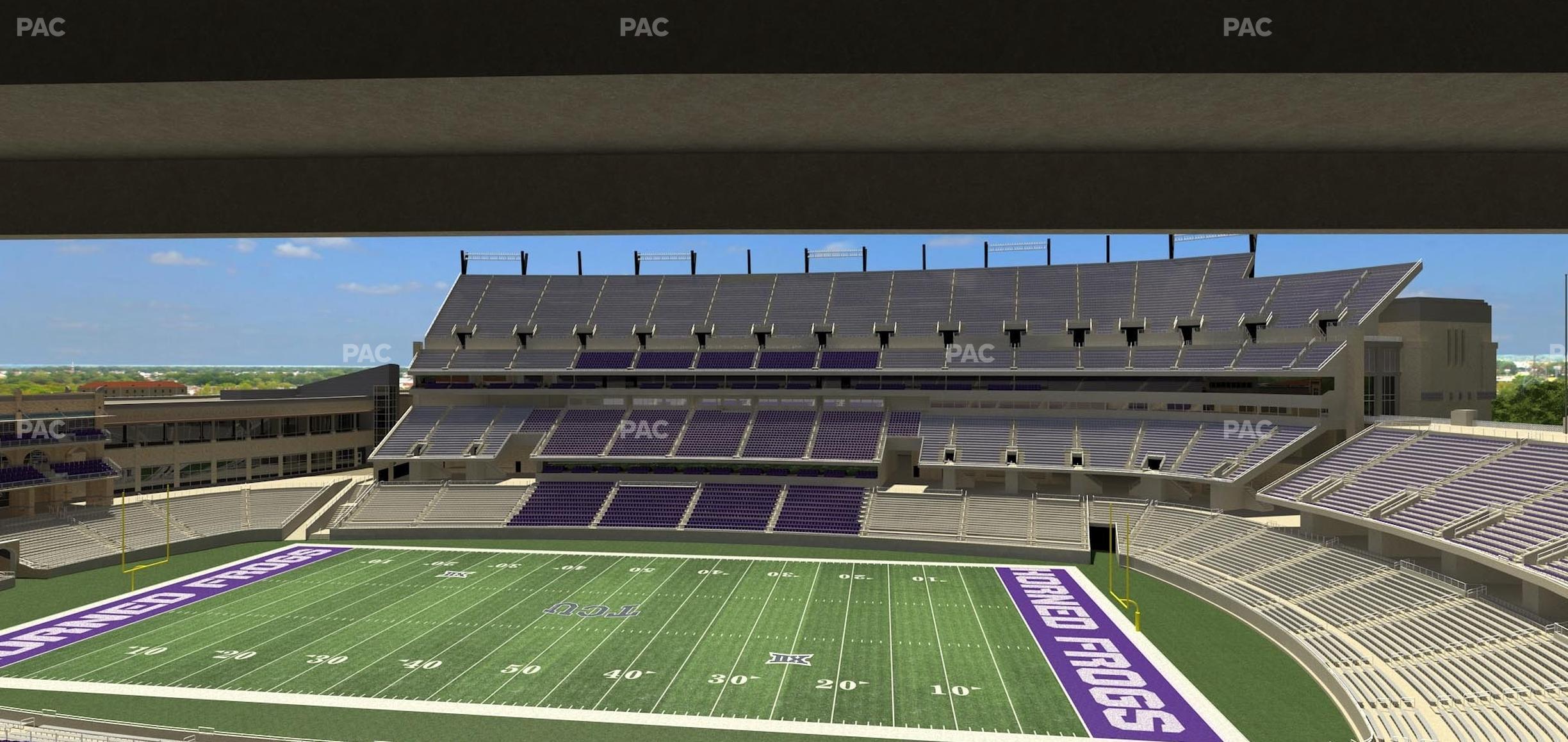 Seating view for Amon G Carter Stadium Section 232