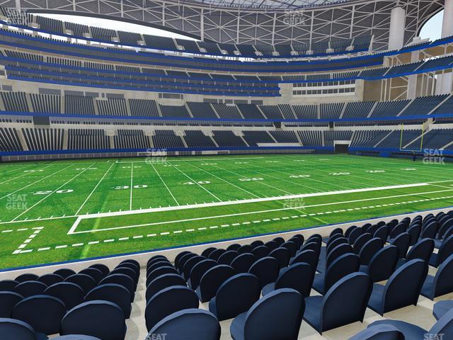 Seating view for SoFi Stadium Section Club 130