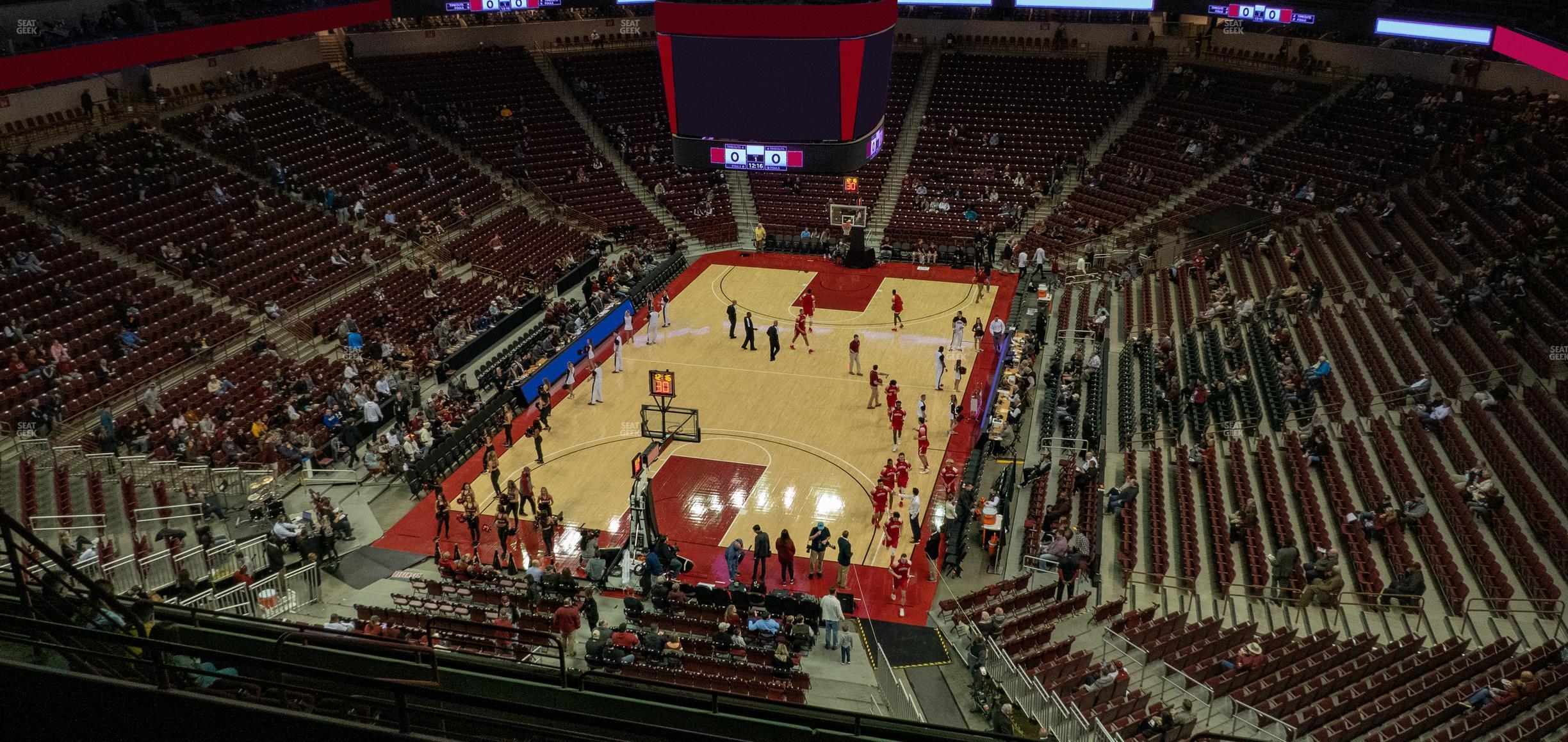 Seating view for Colonial Life Arena Section 214